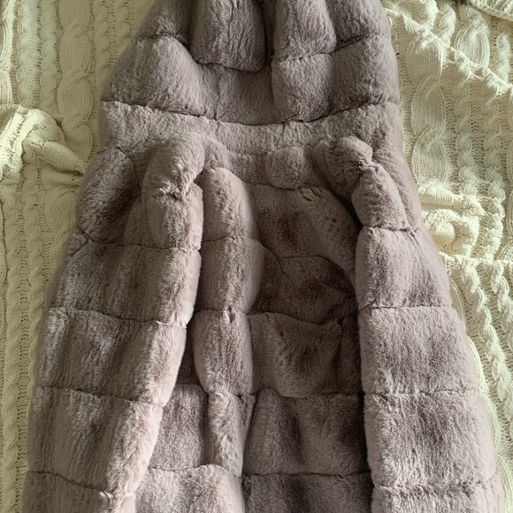BCBG Felicia Faux Fur Hooded Coat - Picture 4 of 7